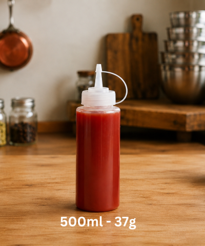 CHAI NHỰA ĐỰNG TƯƠNG, SỐT 500ML