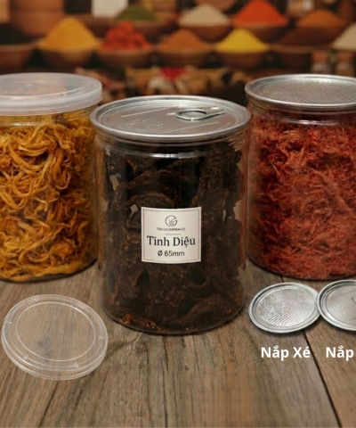 HŨ NHỰA NẮP ĐẬY 65MM