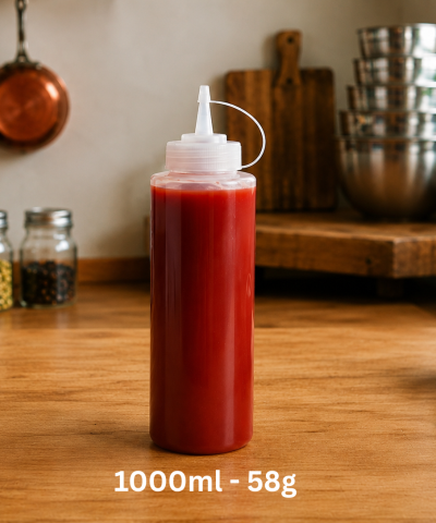 CHAI NHỰA ĐỰNG TƯƠNG, SỐT 1000ML