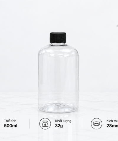 CHAI TRÒN 500ML