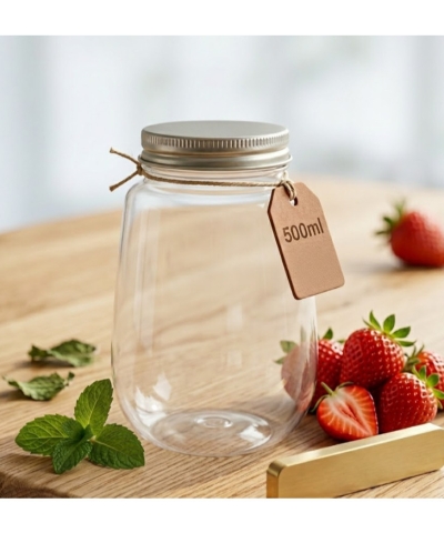 CHAI NHỰA PET HÌNH THÚ TRÒN BẦU 500ML