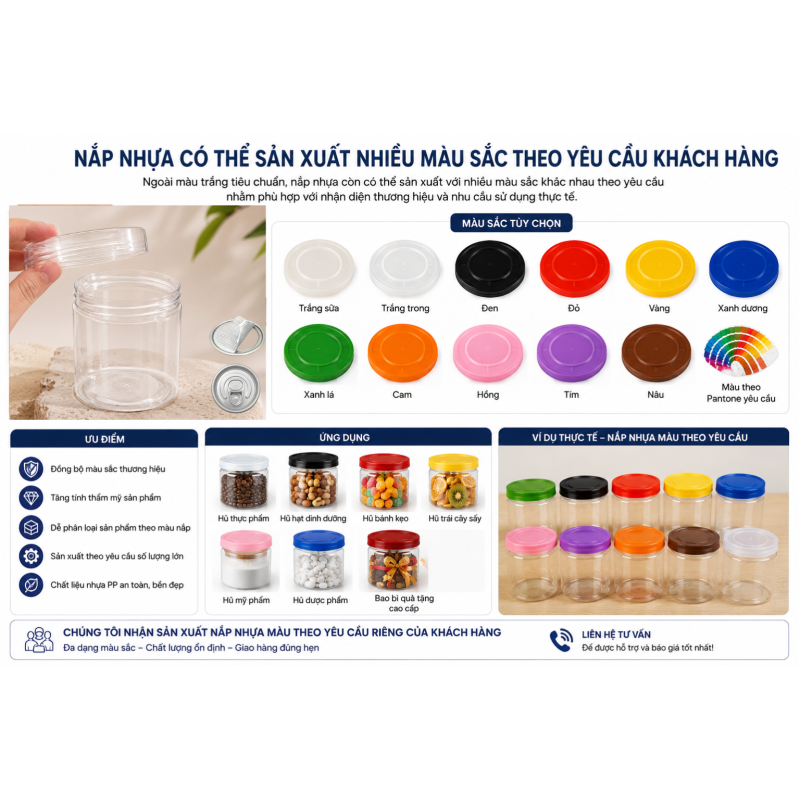 NẮP VẶN NHỰA PET CAO CẤP