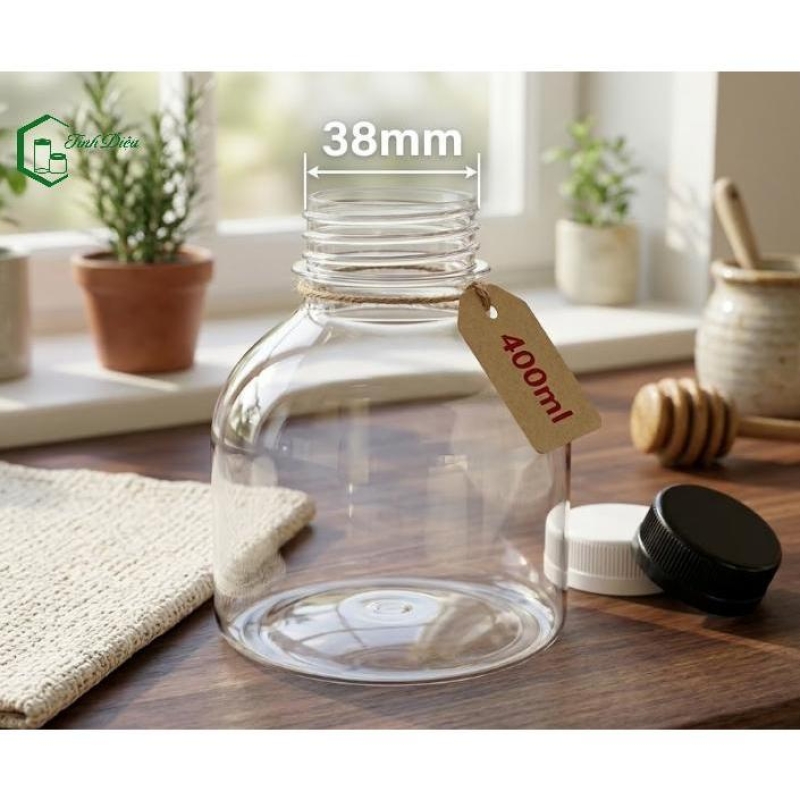 CHAI NHỰA PET CAO CẤP 400ML