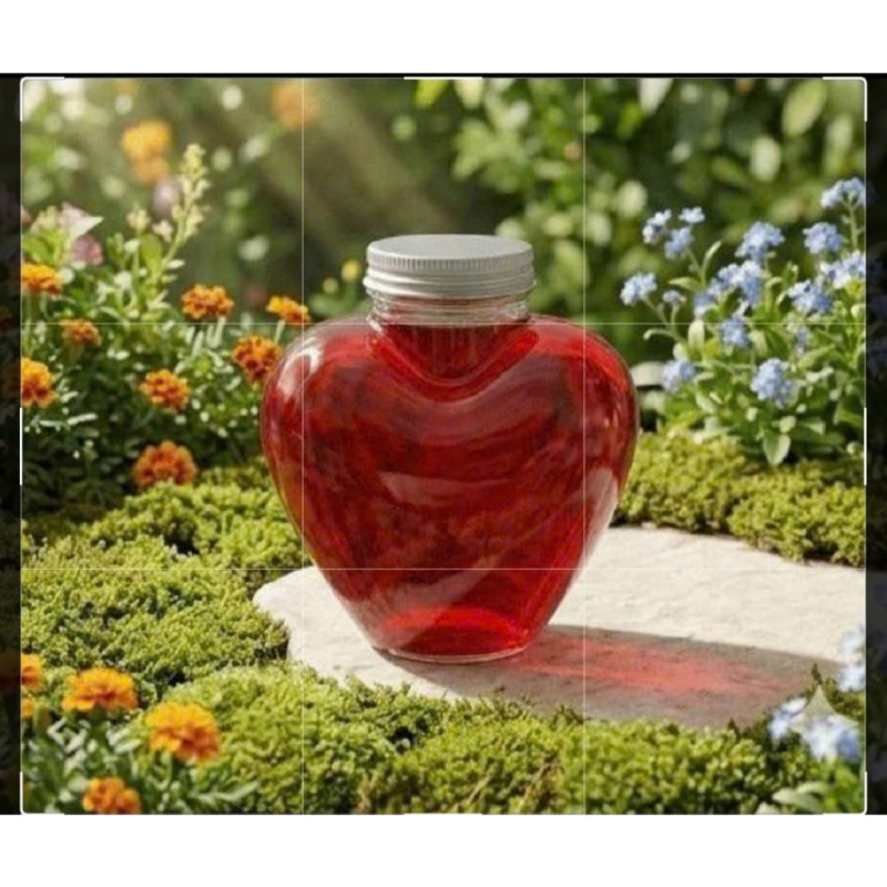 Chai Nhựa PET Hình Thú Trái Tim 500ml