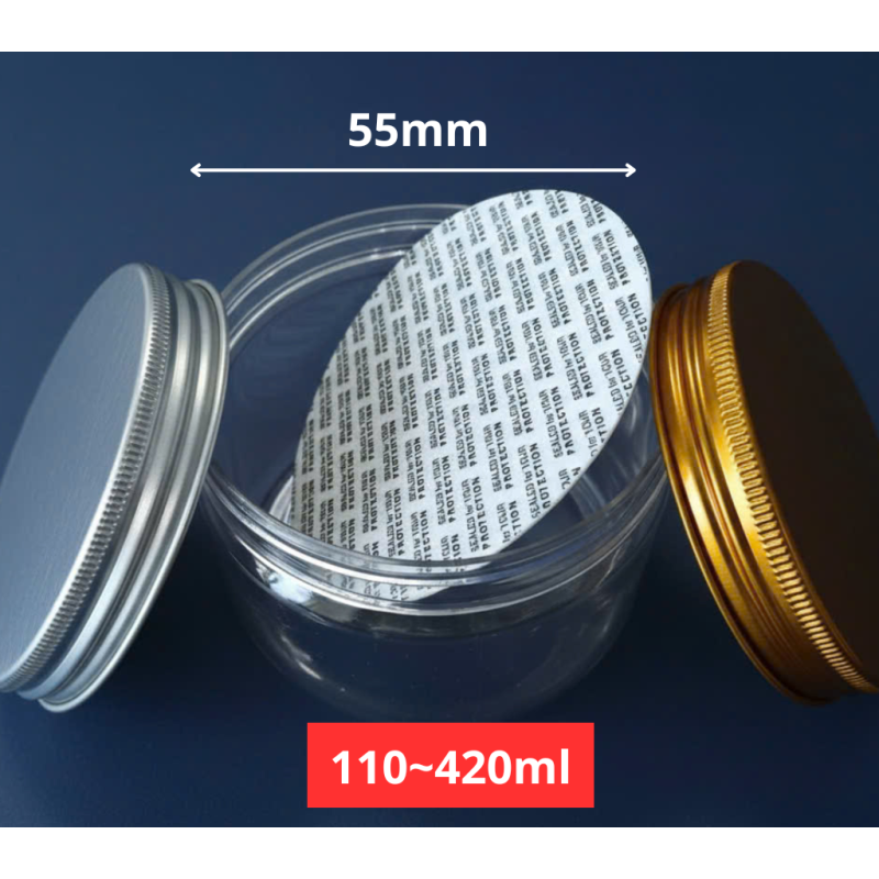 HŨ NHỰA NẮP VẶN 55MM