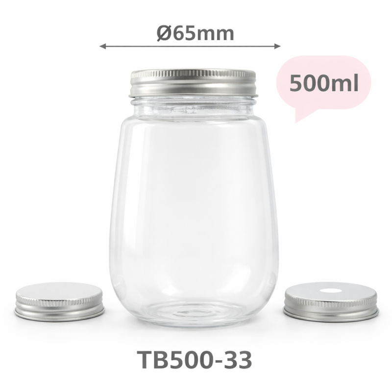 CHAI TRÒN BẦU 500ML