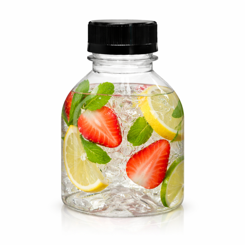 CHAI NHỰA PET CAO CẤP DẠNG TRÒN Ú 400ML