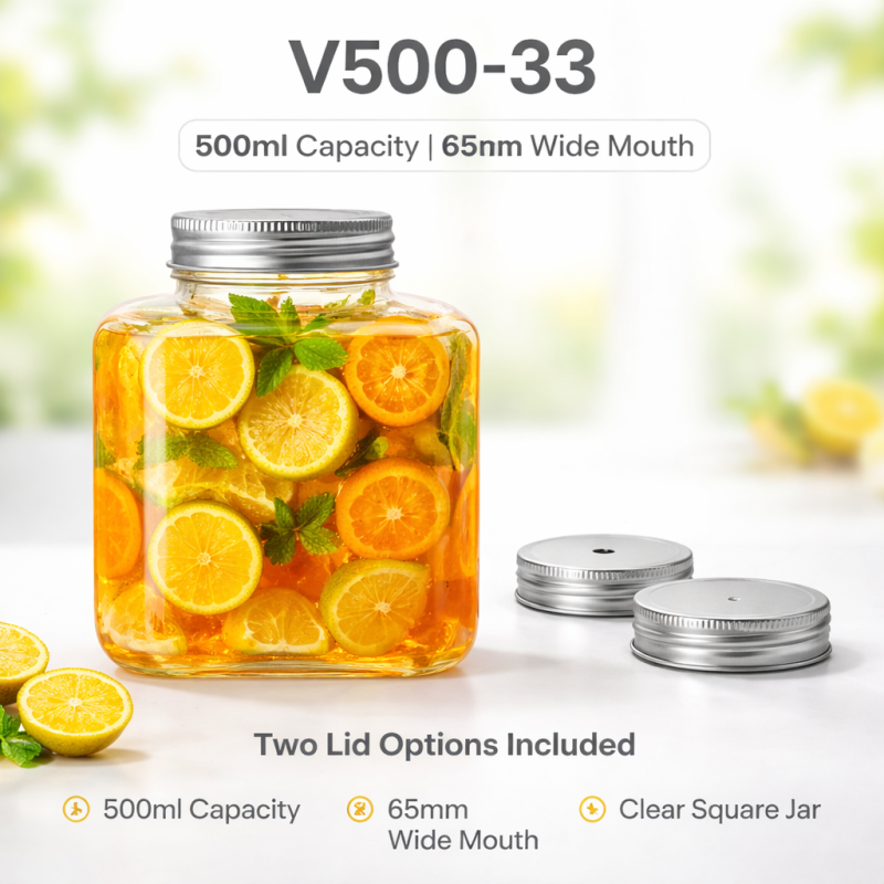 CHAI VUÔNG 500ML