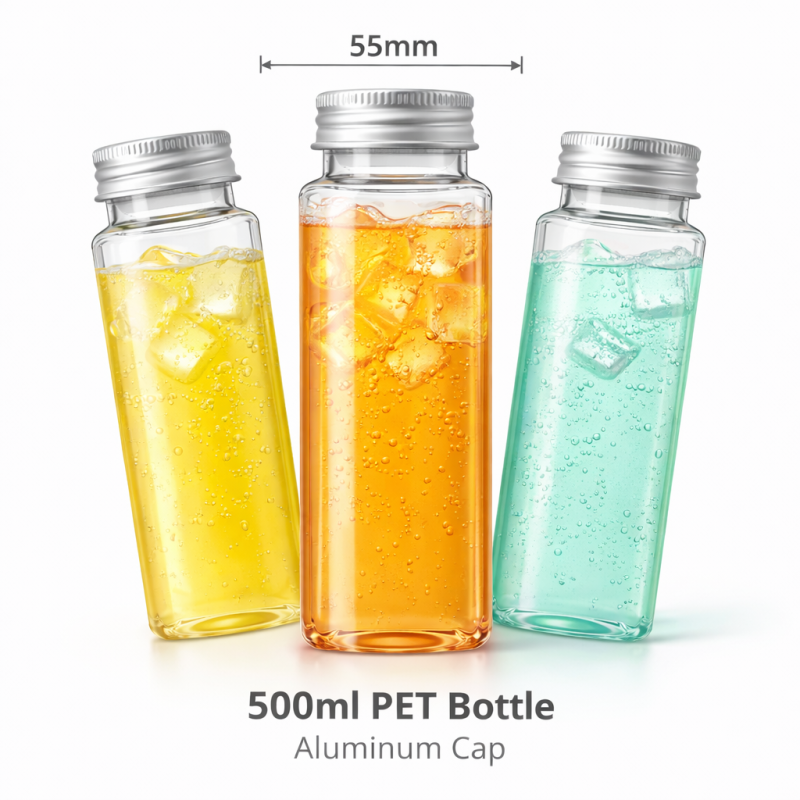CHAI VUÔNG DÀI 500ML